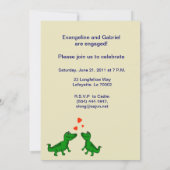 Invitation du Cajun Theme Engagement Party (Dos)