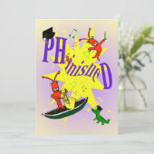 Invitation du Cajun Theme Ph.D. Party (Debout devant)