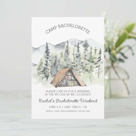 Invitation du camp Bachelorette (Debout devant)