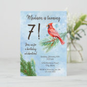 Invitation du Cardinal d'hiver (Debout devant)