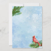 Invitation du Cardinal d'hiver (Dos)