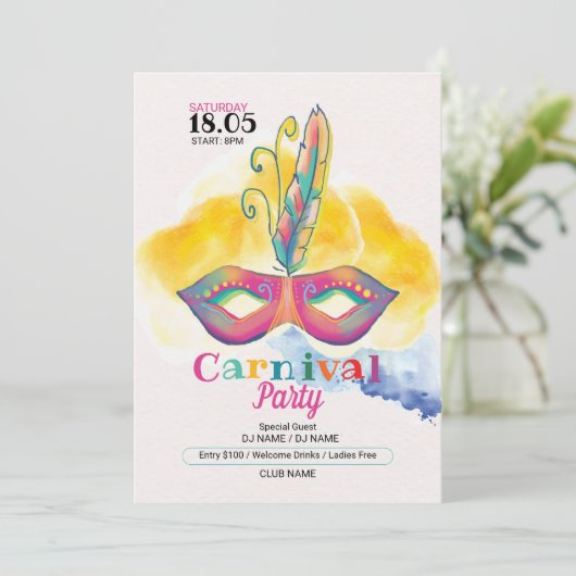 Invitation du Carnaval (Debout devant)
