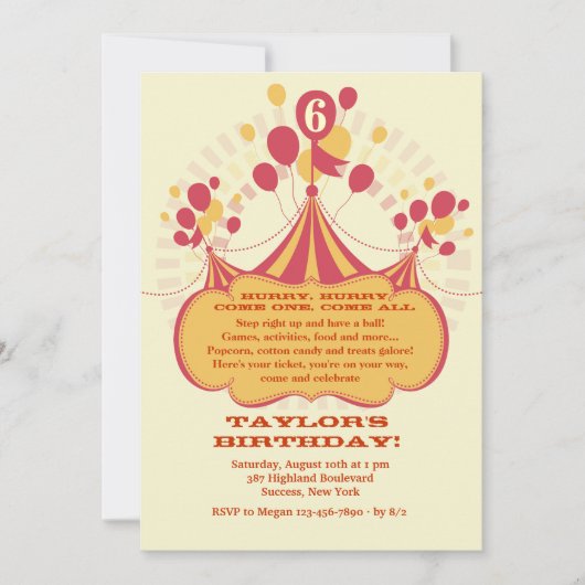 Invitation du Carnaval (Devant)