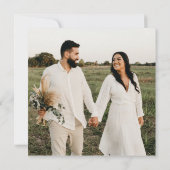 Invitation du Carré de l'engagement Sage Green (Dos)