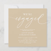 Invitation du Carré de l'engagement Sand Boho (Devant)