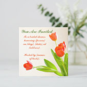 Invitation du Carré Tulip "Vous êtes invité" (Debout devant)