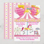 Invitation du Carrousel et du Carnaval Horse Party (Devant / Derrière)