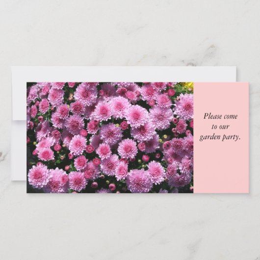 Invitation du carte photo Garden Party (Devant)