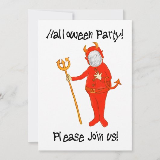 Invitation du Carte photo Halloween personnalisabl (Devant)