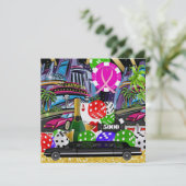 Invitation du casino de sensibilisation au cancer (Debout devant)