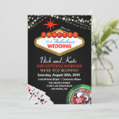 Invitation du casino de Vegas mariage (Debout devant)
