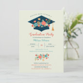 Invitation du Casquette floral (Debout devant)