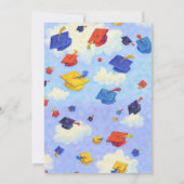 Invitation du casquette Toss Graduation Party (Dos)