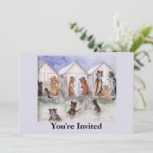 Invitation du Cat Party (Debout devant)