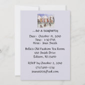 Invitation du Cat Party (Dos)