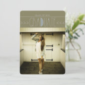 Invitation du Cercle de graduation Boho moderne (Debout devant)