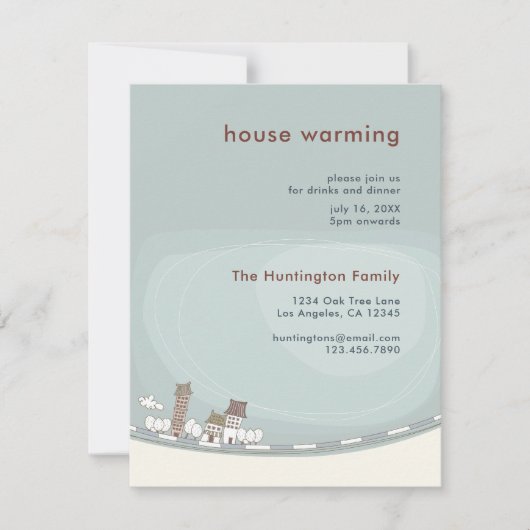 Invitation du Charming House Warming Party (Devant)