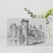 Invitation du château médiéval (Debout devant)