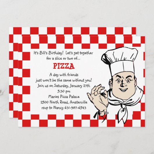 Invitation du chef (Devant / Derrière)