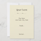 Invitation du chef (Dos)