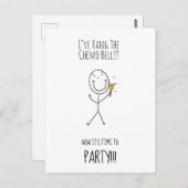 Invitation Du Chemo Bell Party (Devant / Derrière)