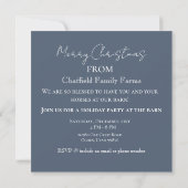 Invitation du Cheval de Noël (Dos)