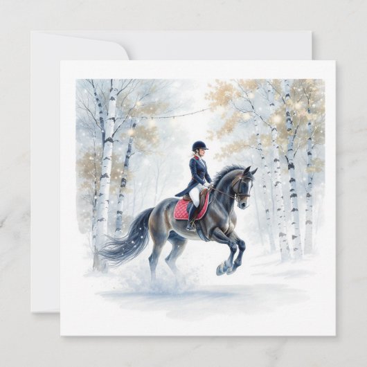 Invitation du Cheval de Noël (Devant)