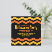 Invitation du Chevron Halloween Party (Debout devant)
