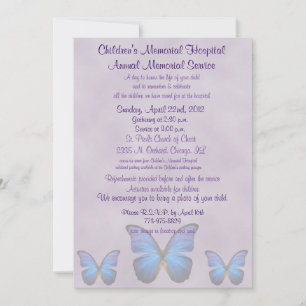 Invitation du Children's Memorial Hospital