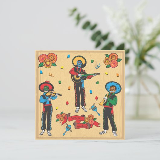 Invitation du Cinco De Mayo Fiesta (Debout devant)