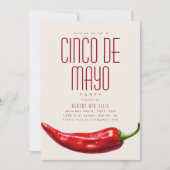 Invitation du Cinco De Mayo Party (Devant)