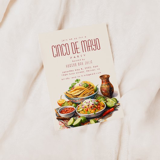 Invitation du Cinco De Mayo Party