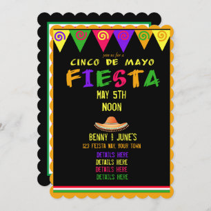 Invitation du Cinco De Mayo Party