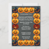 Invitation du Citrouille Carving Party de Grey Hal (Devant)