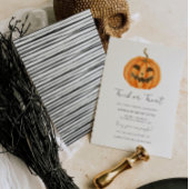 Invitation du citrouille Carving Party pour Hallow