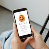 Invitation du citrouille Carving Party pour Hallow