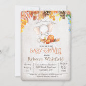 Invitation du Citrouille d'automne et du Baby show (Devant)