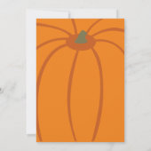 Invitation du Citrouille de Halloween moderne Smas (Dos)