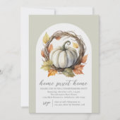 Invitation du Citrouille de l'automne (Devant)