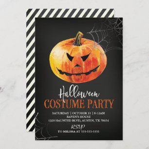 Invitation du Citrouille d'Halloween