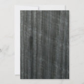 Invitation du Citrouille et de Barnwood (Dos)