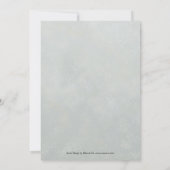 Invitation du citrouille Gold Thanksgiving Diner P (Dos)