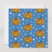 Invitation du Citrouille Halloween (Devant)