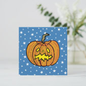 Invitation du Citrouille Halloween (Debout devant)