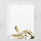 Invitation du Citrouille Rustic Thanksgiving Dîner (Dos)