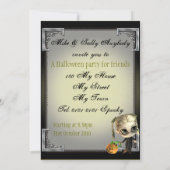 Invitation du citrouille Slayer Halloween Party (Dos)