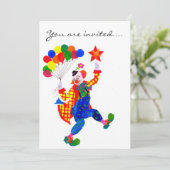 Invitation du Clown Party (Debout devant)