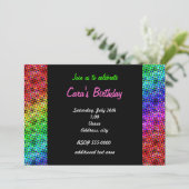 Invitation du club de demi-teinte Rainbow Grunge (Debout devant)