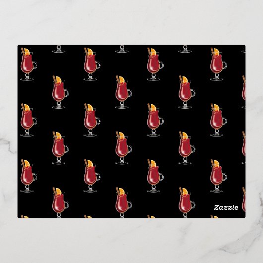 Invitation du cocktail de Noël (Verso)