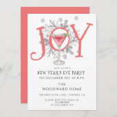 Invitation du Cocktail du Nouvel An (Devant / Derrière)